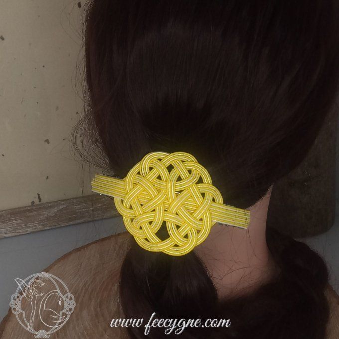 Barrette pour cheveux épais noeud Kesa