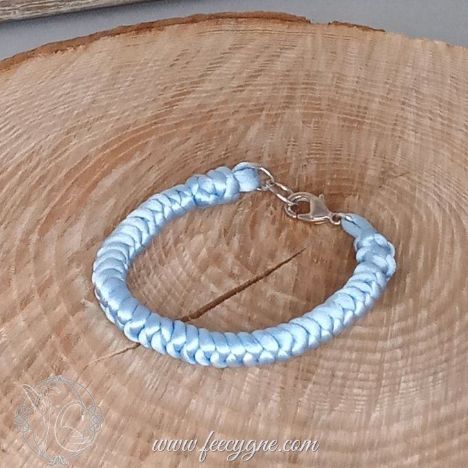 Bracelet cordon noeud serpent