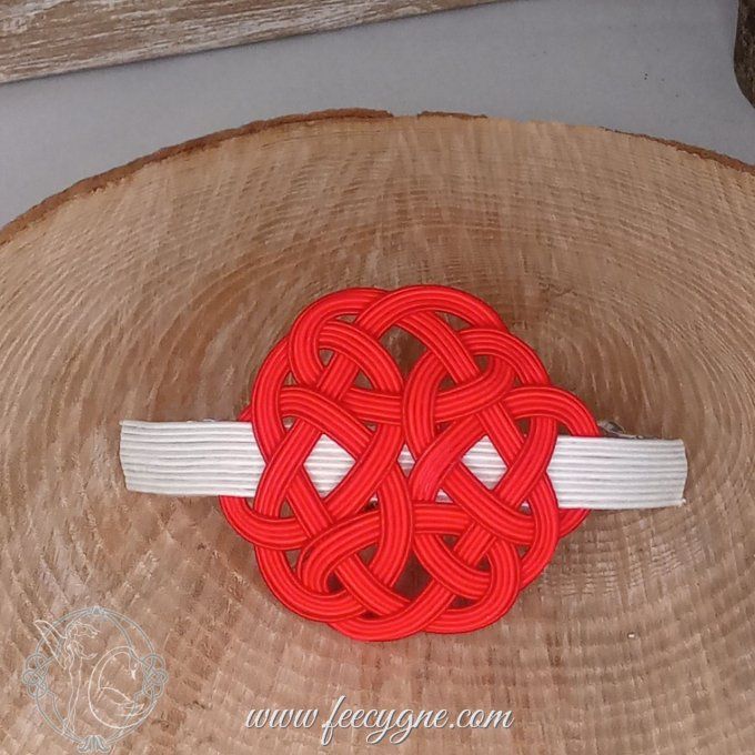 Barrette pour cheveux épais noeud Kesa