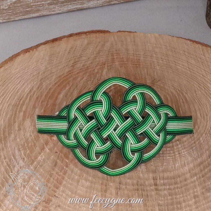 Barrette pour cheveux épais noeud Tortue