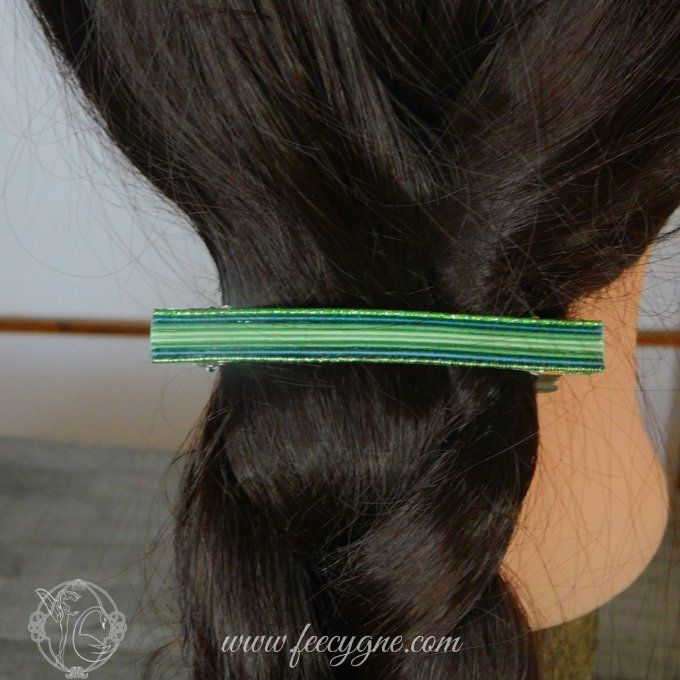 "Green collection", bijoux de cheveux 