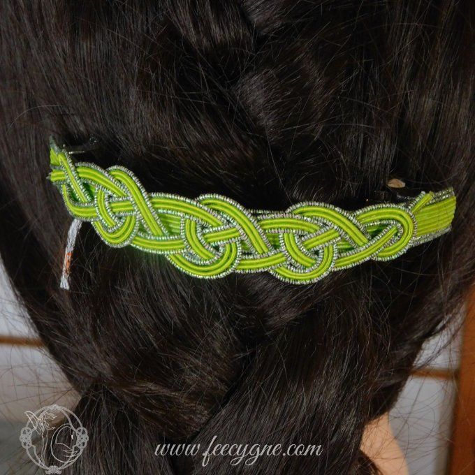 "Green collection", bijoux de cheveux 