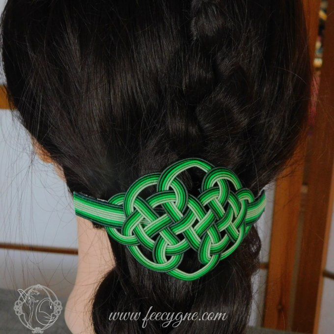 "Green collection", bijoux de cheveux 